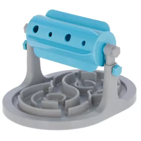   Anti-Gobble jutalomfalat adagoló - szürke/kék, 27 x 32 x 20-26 cm