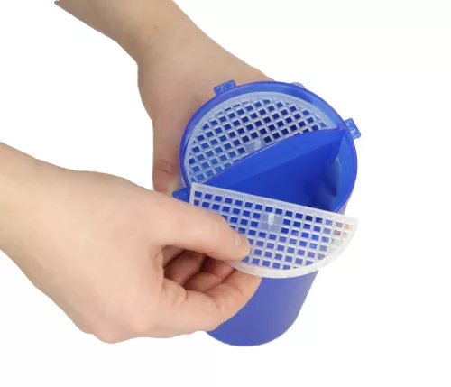 TravelBowl táp- és víztartó - kék, 2 x 350 ml