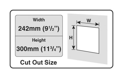 Dog Mate® kétállásos, zárható kutyaajtó - fehér