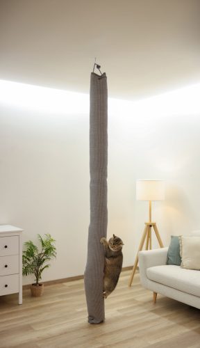 Climber mászózsák macskáknak - szürke, 16 x 16 x 240 cm
