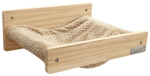 Timber falra szerelhető függőágy macskáknak - 38 x 33.5 x 16 cm