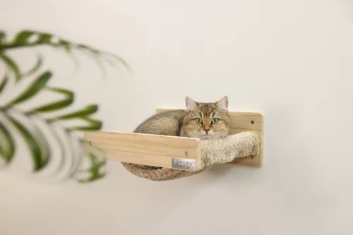 Timber falra szerelhető függőágy macskáknak - 38 x 33.5 x 16 cm