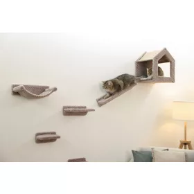 Monte Baldo mászófal macskáknak - 6 részes, szürke