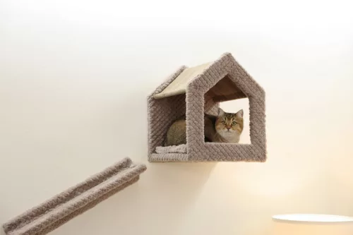 Monte Baldo mászófal macskáknak - 6 részes, szürke