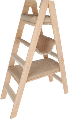 Ladder macskafa - bézs, 97 x 39.5 x 134 cm
