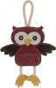 Owl bagoly kutyajáték - bőr, 31 x 22 x 3 cm