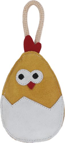 Egg tojás kutyajáték - bőr, 25 x 13 x 3 cm