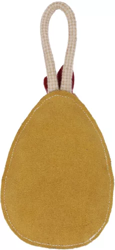 Egg tojás kutyajáték - bőr, 25 x 13 x 3 cm