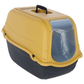 Minka alomdoboz - fekete/sárga, 57x39x41 cm