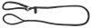 Róma bőr csúszópóráz - fekete, 170 cm, 8 mm