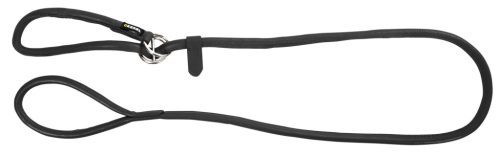 Róma bőr csúszópóráz - fekete, 170 cm, 8 mm