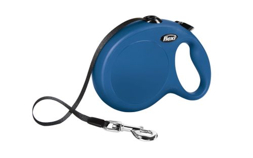Classic Flexi szalagos póráz - kék, 8 m, méret: L