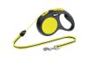 New Neon Flexi póráz - neon sárga, 5 m, méret: M
