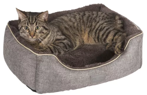 Samuel kutyaágy - sötétszürke/szürke, 50 x 40 x 15 cm