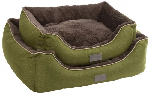 Samuel kutyaágy - zöld/szürke, 50 x 40 x 15 cm