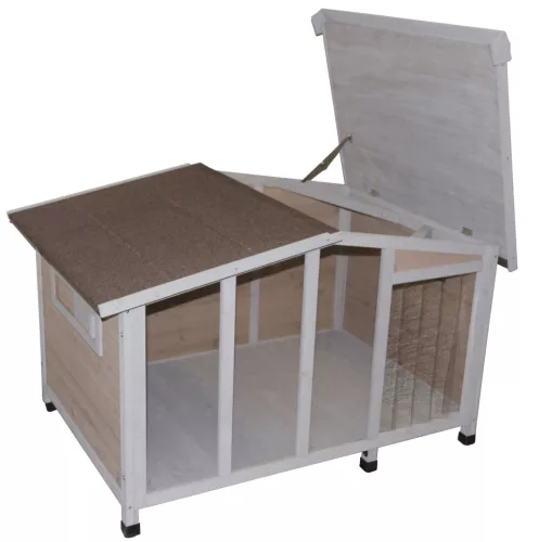 Overview kutyaház plexi ajtóval - 134 x 92 x 82 cm