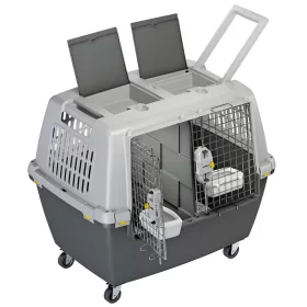 Gulliver szállítódoboz - szürke, 80 x 58 x 62 cm