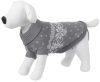 Lillehammer kutyapulóver - szürke/fehér, 30 cm, méret: XS
