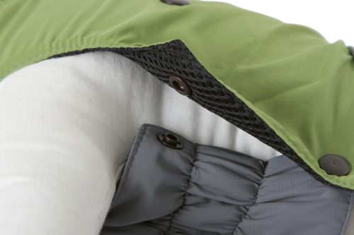 Vancouver kutyakabát - zöld/szürke, 35 cm, méret: S