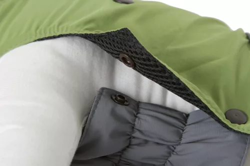 Vancouver kutyakabát - zöld/szürke, 40 cm, méret: M