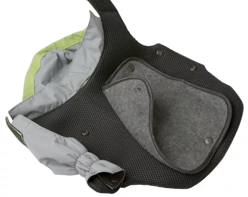 Vancouver kutyakabát - zöld/szürke, 40 cm, méret: M