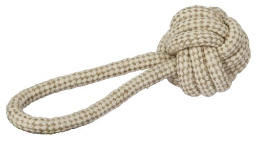 Juta XL játéklabda kötéllel - 8 x 21 cm