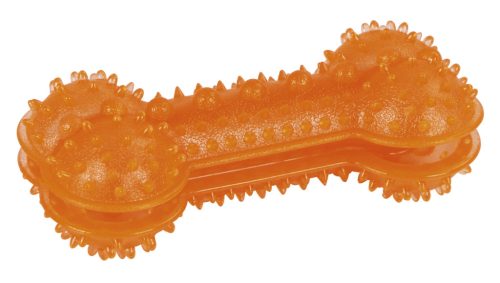 ToyFastic csont kutyáknak - narancssárga, 18 x 8 x 6 cm