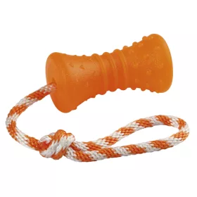 ToyFastic rágójáték, csont kötéllel - 12,5 cm