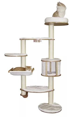 Dolomit XL macskabútor - fehér, falra szerelhető, 185 cm