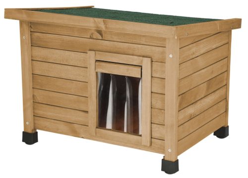 Rustica macskaház szilikon ajtóval - 57 x 45 x 43 cm