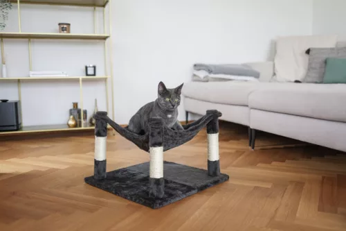 Samira macskapihenő - antracit, 49 x 49 cm