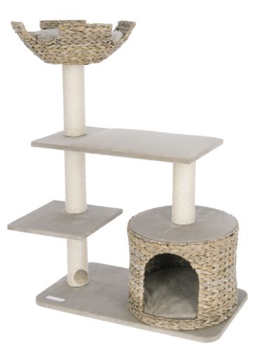 Banánleveles macskabútor - bézs, 70 x 35 x 100 cm