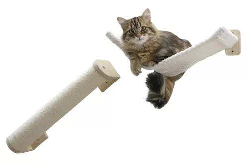 Alps mászófal macskáknak - fehér, négy részes