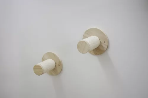 Andes mászófal macskáknak - fehér, nyolc részes