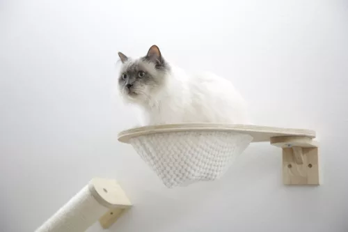 Andes mászófal macskáknak - fehér, nyolc részes