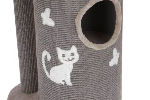 Tiana macskabútor - szürke, 70 x 56 x 130 cm