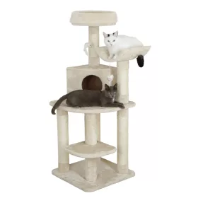   Zirkonia sarokba rakható macskabútor - bézs, 56 x 56 x 130 cm