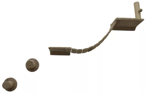 Matterhorn mászófal macskáknak - bézs, hat részes