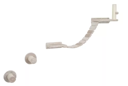 Matterhorn mászófal macskáknak - bézs, hat részes