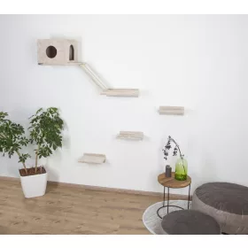 Mont Blanc mászófal macskáknak - bézs, hat részes