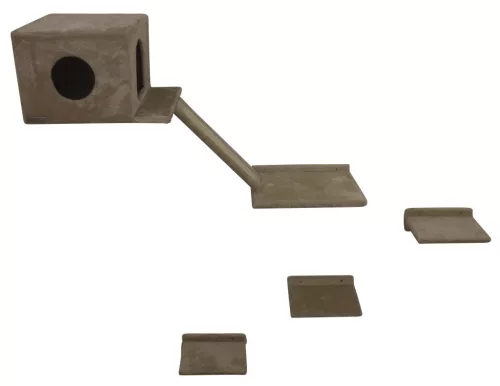 Mont Blanc mászófal macskáknak - bézs, hat részes