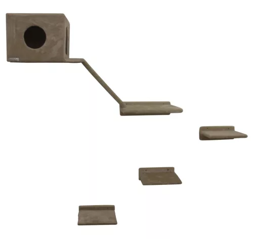 Mont Blanc mászófal macskáknak - bézs, hat részes