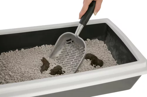 Alumínium alomkanál - fekete, 35 x 14 cm, műanyag markolattal