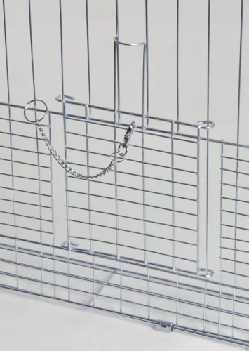 Szabadtéri ketrec fiatal állatoknak szökésgátlóval - 144 x 112 x 60 cm