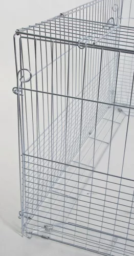 Szabadtéri ketrec fiatal állatoknak szökésgátlóval - 144 x 112 x 60 cm