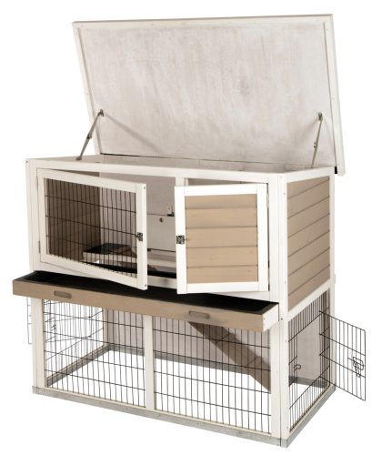 Lucky nyúlház - fém vázas, 115 x 65 x 100 cm