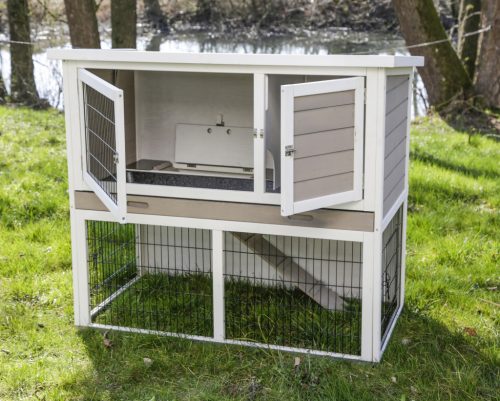 Lucky nyúlház - fém vázas, 115 x 65 x 100 cm