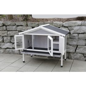   4-Season Superior rágcsálóház - szürke / fehér, 130 x 66 x 110 cm
