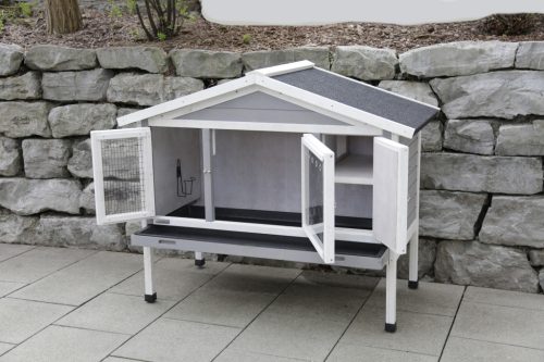 4-Season Superior rágcsálóház - szürke / fehér, 130 x 66 x 110 cm