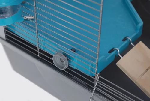 EVA 22 kisállatketrec - szürke/türkiz, 79 x 45 x 44 cm